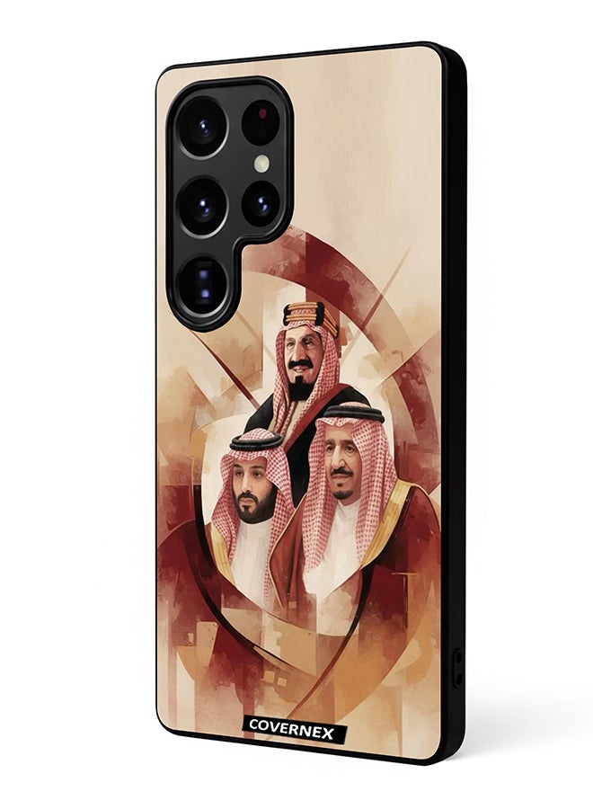 Covernex Samsung Galaxy S25 Ultra Protective Case Cover Printed Featuring Unity Saudi Royal Leadrs Portrait - Image 1